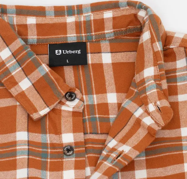 Urberg Flannel LS w Strap Shirt Men Glazed Ginger L 