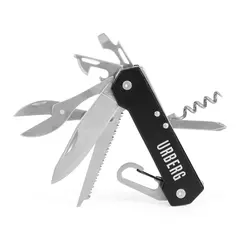 Urberg Multi Function Knife Black Multiverkt&#248;y med 9 deler