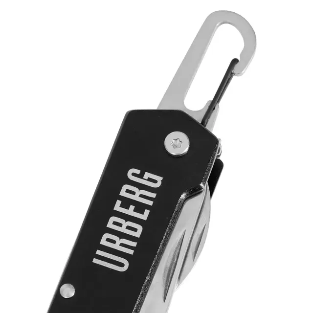 Urberg Multi Function Knife Black Multiverktøy med 9 deler 