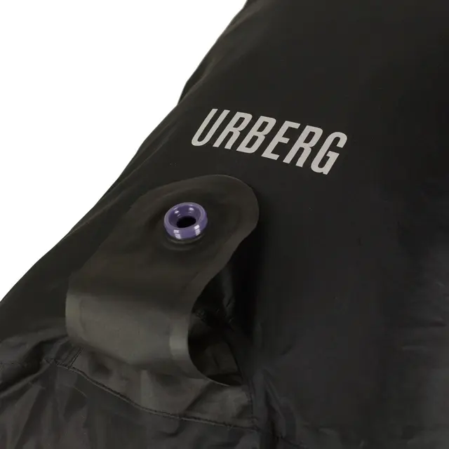 Urberg Pump Bag Jet Black Drybag Pump Bag med rullelukking 