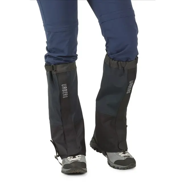 Urberg Waterproof Gaiters Black S/38-40 Slitesterke og vanntette gamasjer 