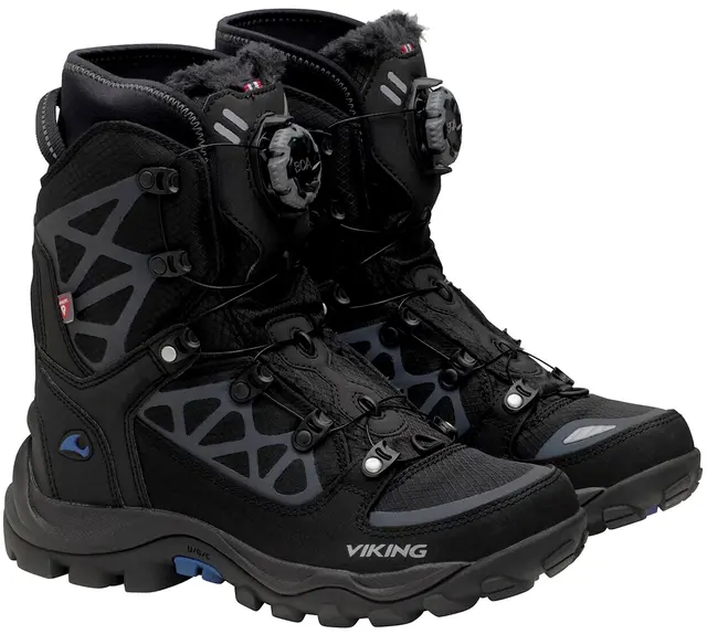 Viking Constrictor 3 High WP BOA 39 Isolert og godt grep, Black/Silver 