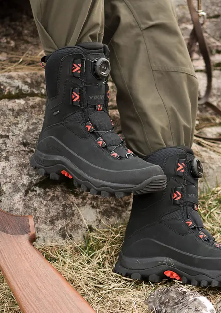 Viking Villrein High GTX BOA BlackRed 36 Høy jaktstøvel med god komfort 