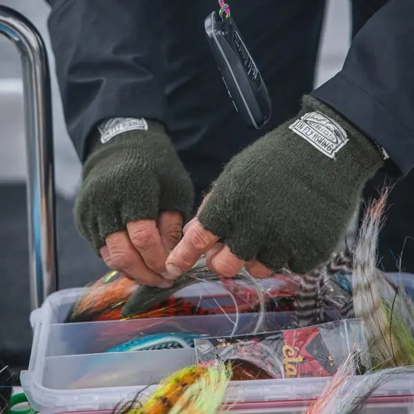 Vision Subzero Gloves Olive S/M Fingeløse Hansker 