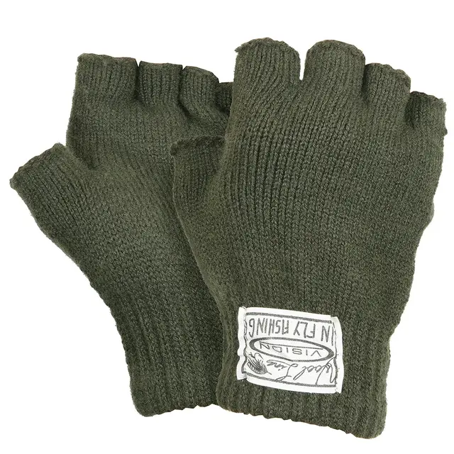 Vision Subzero Gloves Olive S/M Fingeløse Hansker 