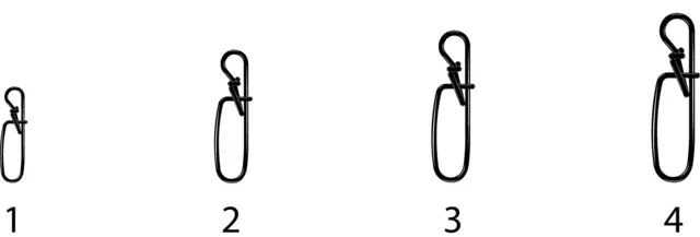 VMC 3539BN Pike Snap #1 10-pack Hempe som gir shads fri og livlig gange 