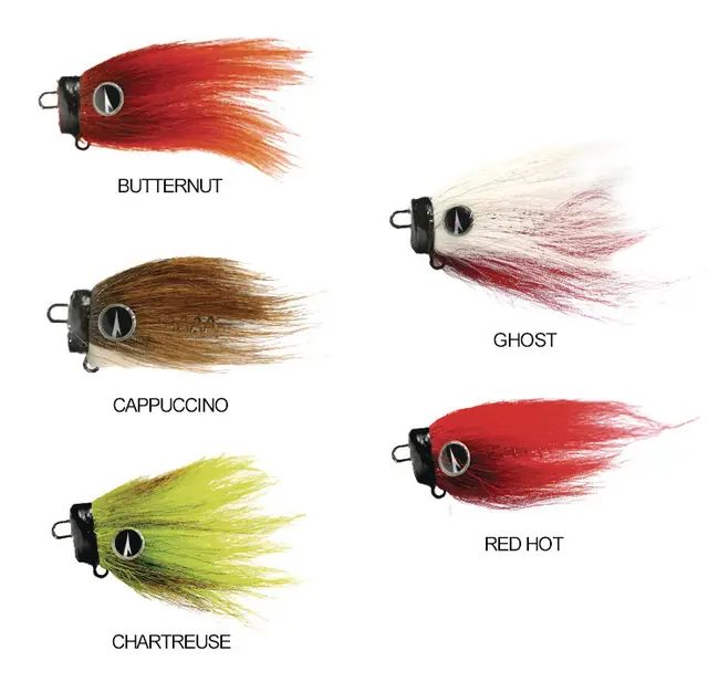 VMC Mustache Rig Ghost 11g S Livlig hårprydet rundt jigghode 