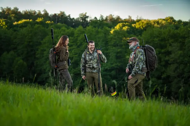 Vorn LT12 Ash Green 12L jaktsekk med Quick Rifle Release 