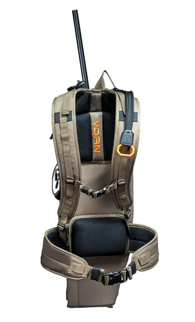 Vorn LT12 Ash Green 12L jaktsekk med Quick Rifle Release 