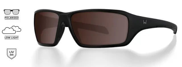 Westin W6 Sport 15 Matte Black Rose Solbriller designet for sportsfiskere 