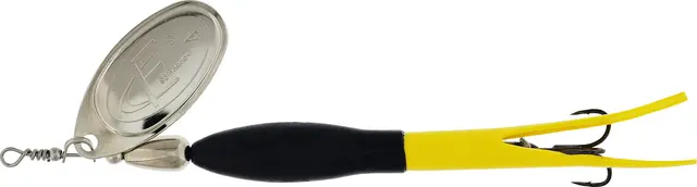Westin FC Downstream #4 20g Black/Flouro Yellow Silver Blade 