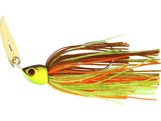 Westin Bladebite V2 Tungsten Bladed Jig Brown Chartreuse 9g 