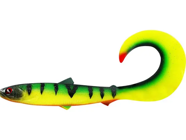 Westin Bullteez Curltail 1pk 21cm Tiger Perch 
