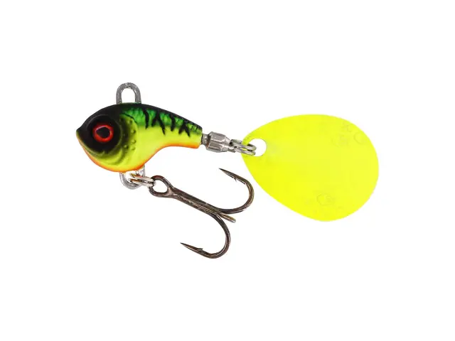 Westin DropBite Tungsten Spin Tail Jig Firetiger, 7g 
