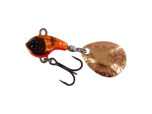 Westin DropBite Tungsten Spin Tail Jig Fire Craw, 7g 