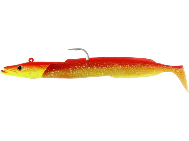 Westin Sandy Andy 22cm Tequila Sunrise 122g realistisk sandål imitasjon 