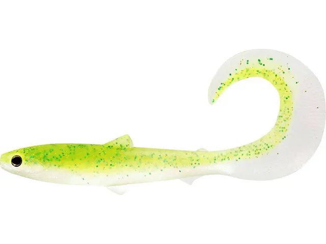 Westin Bullteez Curltail 8cm Sparkling Chartreuse 3pk 