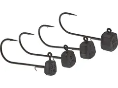 Westin Ned Jig Head #1/0 3.5g Tungsten Black Nickel 2pk