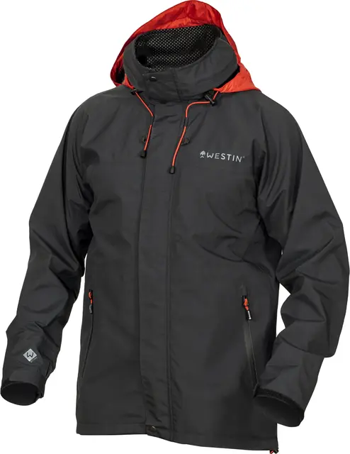 Westin W6 Rain Jacket S Regnjakke - Steel Black 