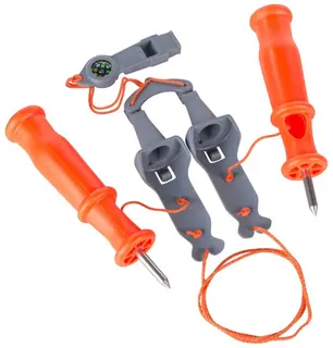 Ispigger til isfiske Med kompass og fl&#248;yte,   CE godkjent!