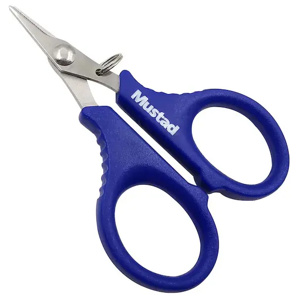 Mustad Serrated Braid Scissor Perfekt for å kutte alt av liner 