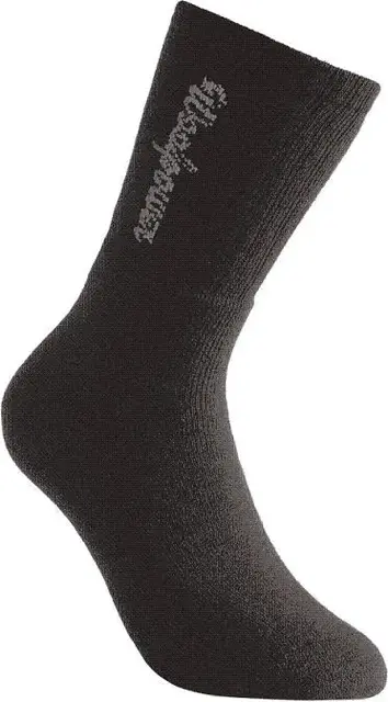 Woolpower Socks 400 m/logo str. 45-48 400g/m2, sokker fra Ullfrottè 