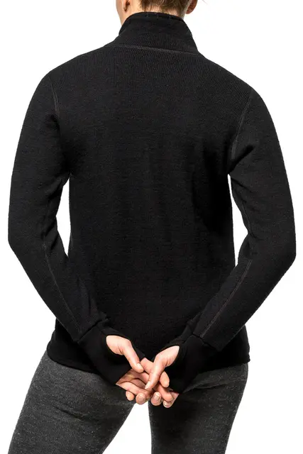 Woolpower Full Zip Jacket 600 Black XS Jakke m/glidelås 600g/m2 fra Ullfrottè 