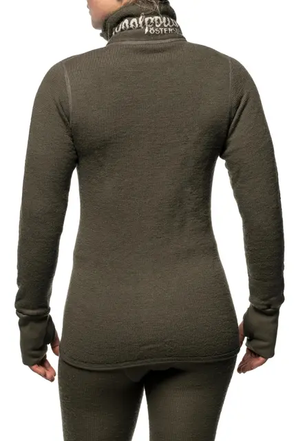 Woolpower Full Zip Jacket 400 Pine XS Jakke m/glidelås 400g/m2 fra Ullfrottè 