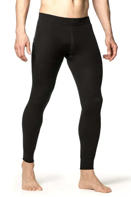 Woolpower Long Johns 200 Black XXL Bukse u/gylf, 200g/m2 