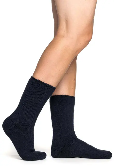 Woolpower Socks Classic 600 Black 36/39 Sokker fra Ullfrottè med 600g/m2 