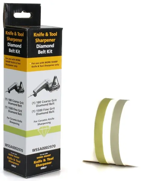 Work Sharp slipebånd 180 & 1500 diamant 2 Slipebånd til WSKTS-I & KO 