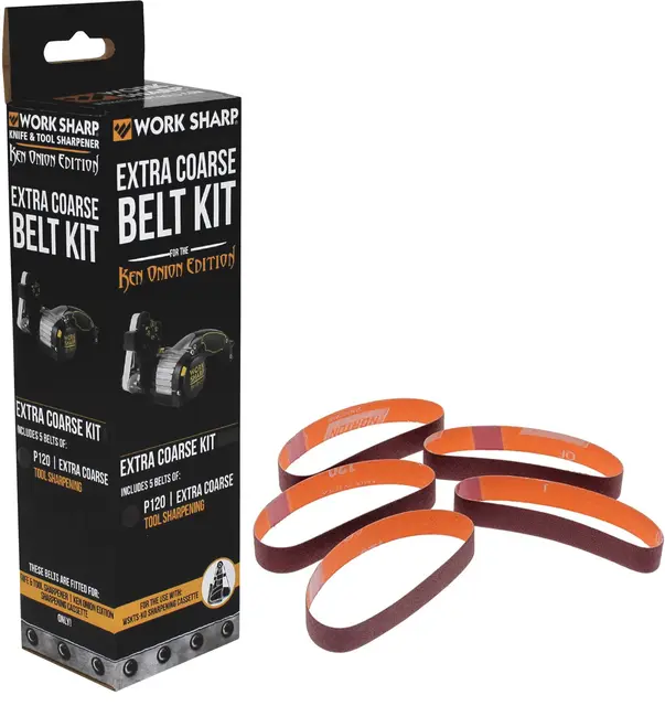 Work Sharp slipebånd P120 ekstra grov 5-pack ekstra grovt slipebånd til "KO" 