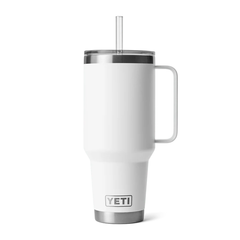 Yeti Rambler Straw Mug 1,2L White Stor isloert drikkekopp med suger&#248;r