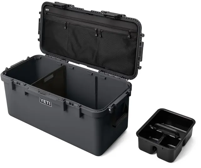 Yeti LoadOut GoBox 60 Charcoal Vanntett og sikker oppbevaringsboks 