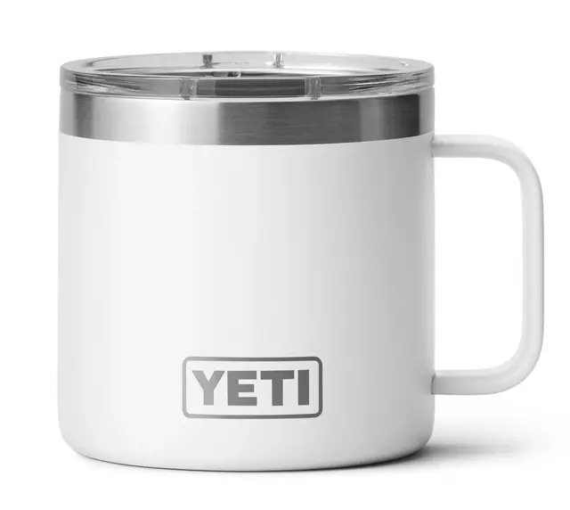 Yeti Rambler 14 Mug White 414ml Stor og allsidig termoisolert turkopp 