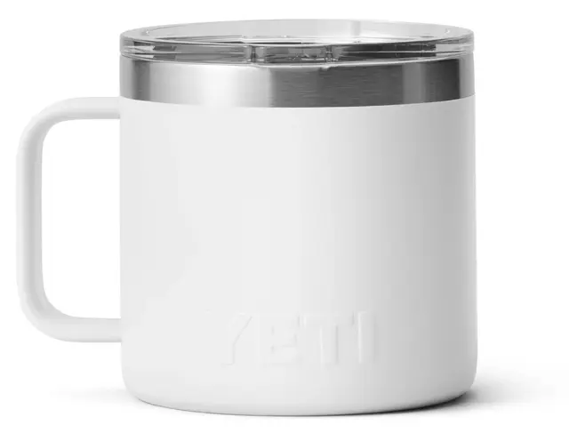 Yeti Rambler 14 Mug White 414ml Stor og allsidig termoisolert turkopp 