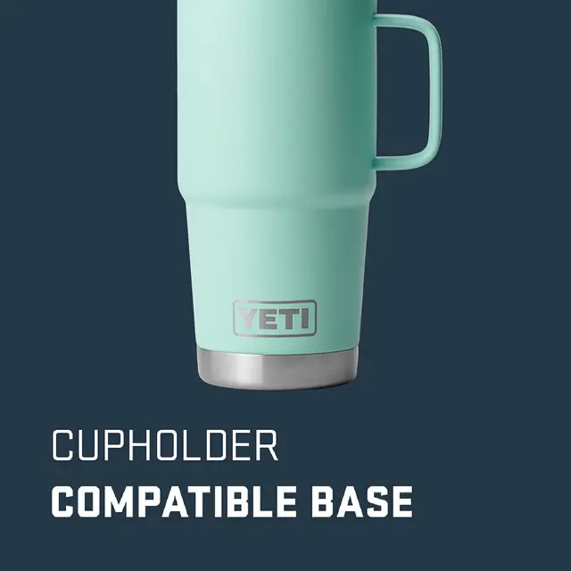 Yeti Rambler Travel Mug Seafoam 591ml Godt isolert reisekopp med drikkelokk 