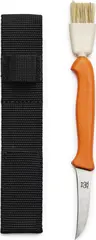 &#216;yo Soppkniv med slire Soppkniv med b&#248;rste, orange