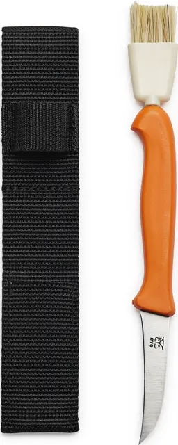Øyo Soppkniv med slire Soppkniv med børste, orange 