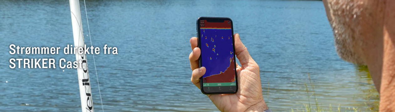 Strømmer direkte fra STRIKER Cast til mobilen
