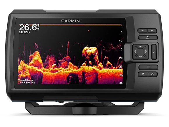 Klart og fargerikt ekkolodd